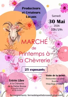Marché de printemps à La Chèvrerie