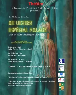 THÉÂTRE - AU LUXURE IMPÉRIAL PALACE - 28 Juin - Le Tivoli - Montargis