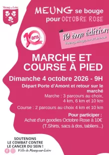 OCTOBRE ROSE / MARCHE & COURSE