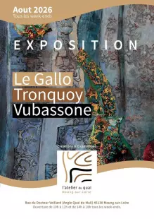 Le Gallo, Tronquoy et Vubassone exposent à l'Atelier du quai
