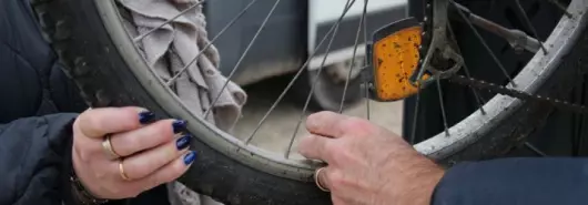 Atelier de réparation de vélo