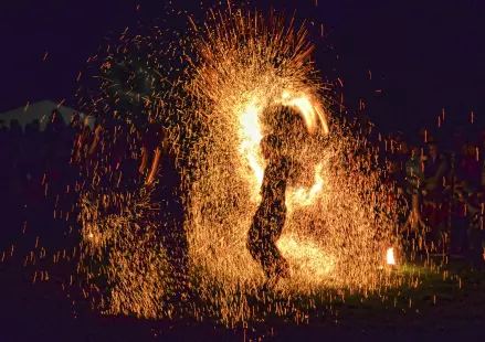 Spectacle de feu