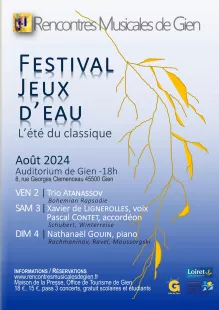 Festival Jeux d'Eau 2024 Le Classique de l'Eté : Duo Xavier de Lignerolles, ténor / Pascal Contet, a
