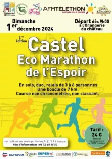 1ère édition du Castel Eco Marathon de l'Espoir