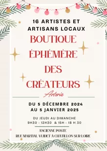 Boutique éphémère des créateurs