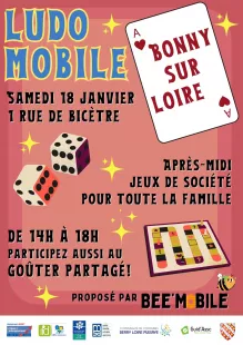 Ludo'Mobile : après-midi jeux de société en famille