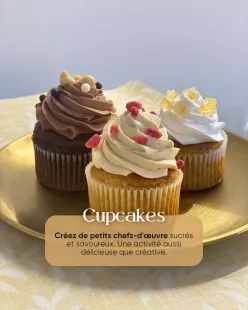 Atelier pâtisserie de la Saint-Valentin : cupcakes gourmands