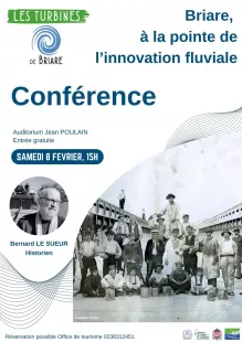 Conférence : Briare à la pointe de l'innovation fluviale par Bernard LE SUEUR