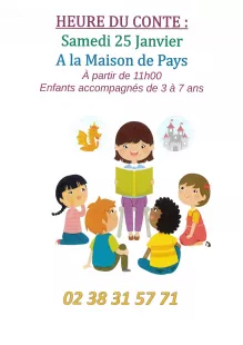 L'Heure du conte : lectures de contes