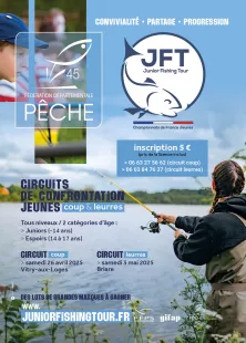 Junior fishing Tour du Loiret 2025 : cuircuit pêche aux leurres