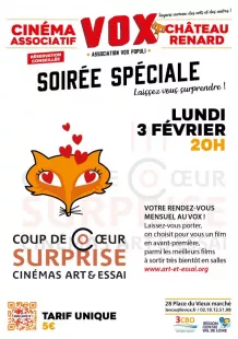 Soirée Spéciale - Coup de Coeur Surprise - Cinémas Art & Essai