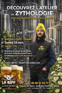 Atelier zythologie La Riff : visite de la brasserie d’Orléans & dégustation guidée de bières artisan