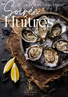 Dégustation d'Huitres - Jeudi 26 mars dès 19h00