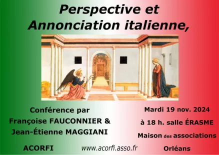 PERSPECTIVE ET ANNONCIATION ITALIENNE par Françoise FAUCONNIER et Jean-Étienne MAGGIANI