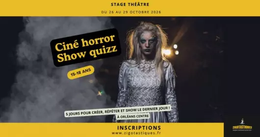 Stage 15-18 ans : Ciné Horror Show Quizz – Du 26 au 29 octobre