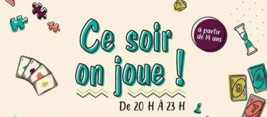 Soirée jeux à la ludothèque de Fleury-les-Aubrais