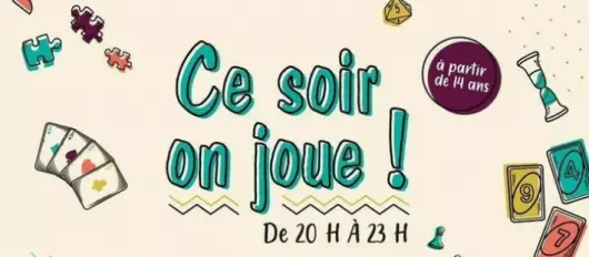 Soirée jeux à la ludothèque de Fleury-les-Aubrais