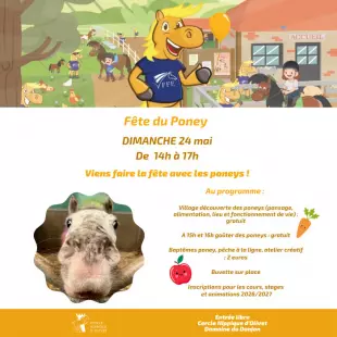 Fête du Poney au Cercle Hippique d'Olivet