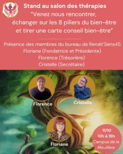 Salon des thérapies du bien-être à Orléans organisé par l'association ATIKA