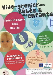 Vide-grenier des bébés et enfants - Automne