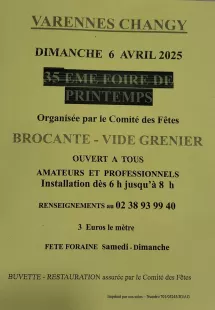 35ème foire du printemps et vide-greniers