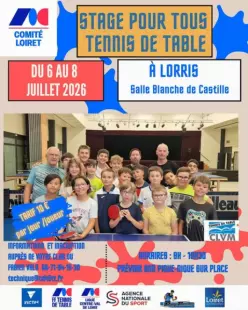 Stage de tennis de table