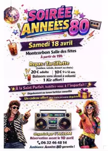 Soirée années 80