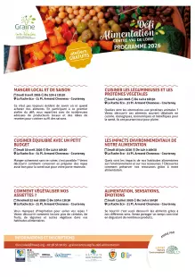 Défi Alimentation à Courtenay : 1er atelier sur 7