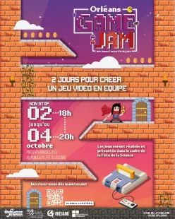 Orléans Game Jam 2026 : le marathon de création de jeux vidéo en équipe
