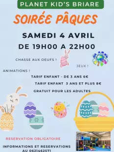 Soirée Pâques - chasse aux oeufs, animations et jeux