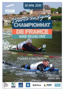 Course en ligne - Championnat de France de nage en eaux vives