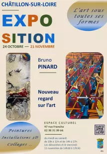 Exposition des oeuvres de Bruno Pinard