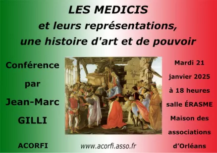 Les Médicis et leurs représentations, une histoire d'art et de pouvoir, par J-Marc GILLI, physicien,