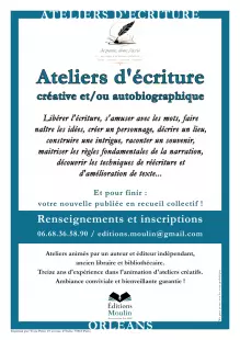 Ateliers d'écriture créative