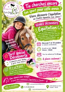 Séance découverte équitation