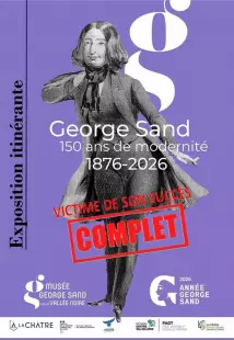 Visite guidée et lectures à voix haute de l’exposition « George Sand, 150 ans de modernité »