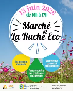 Marché mensuel de La Ruche Eco