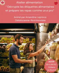 Atelier décryptage de ses étiquettes alimentaires et batch cooking