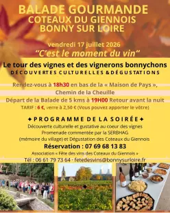 Balade gourmande autour des Coteaux du Giennois