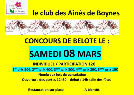 Concours de belote