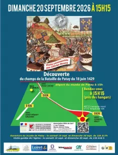 Découverte du champ de bataille de la victoire de Jeanne d'Arc à Patay