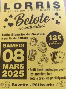 Concours de belote en individuel