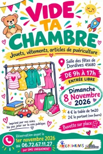 Vide ta chambre