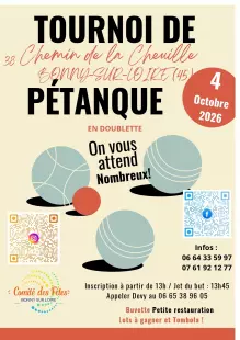 Tournoi de Pétanque