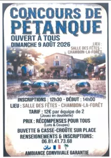 Concours de pétanque