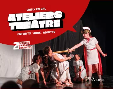 Ateliers théâtre enfants, ados et adultes