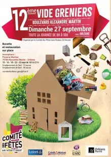 12e vide-greniers du comité des fêtes Gare - Pasteur - Saint-Vincent