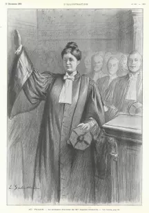 Jeanne Chauvin, pionnière des avocates
