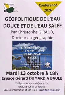 Géopolitique de l'eau douce et de l'eau salée