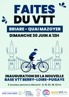 Faites du VTT : inauguration de la 1ère Base VTT du Loiret